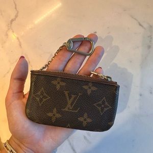 Louis Vuitton keychain wallet monogram